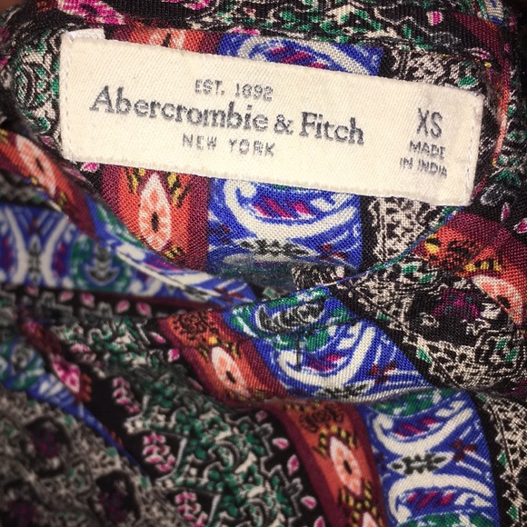 Abercrombie tribal print halter dress - Picture 4 of 4